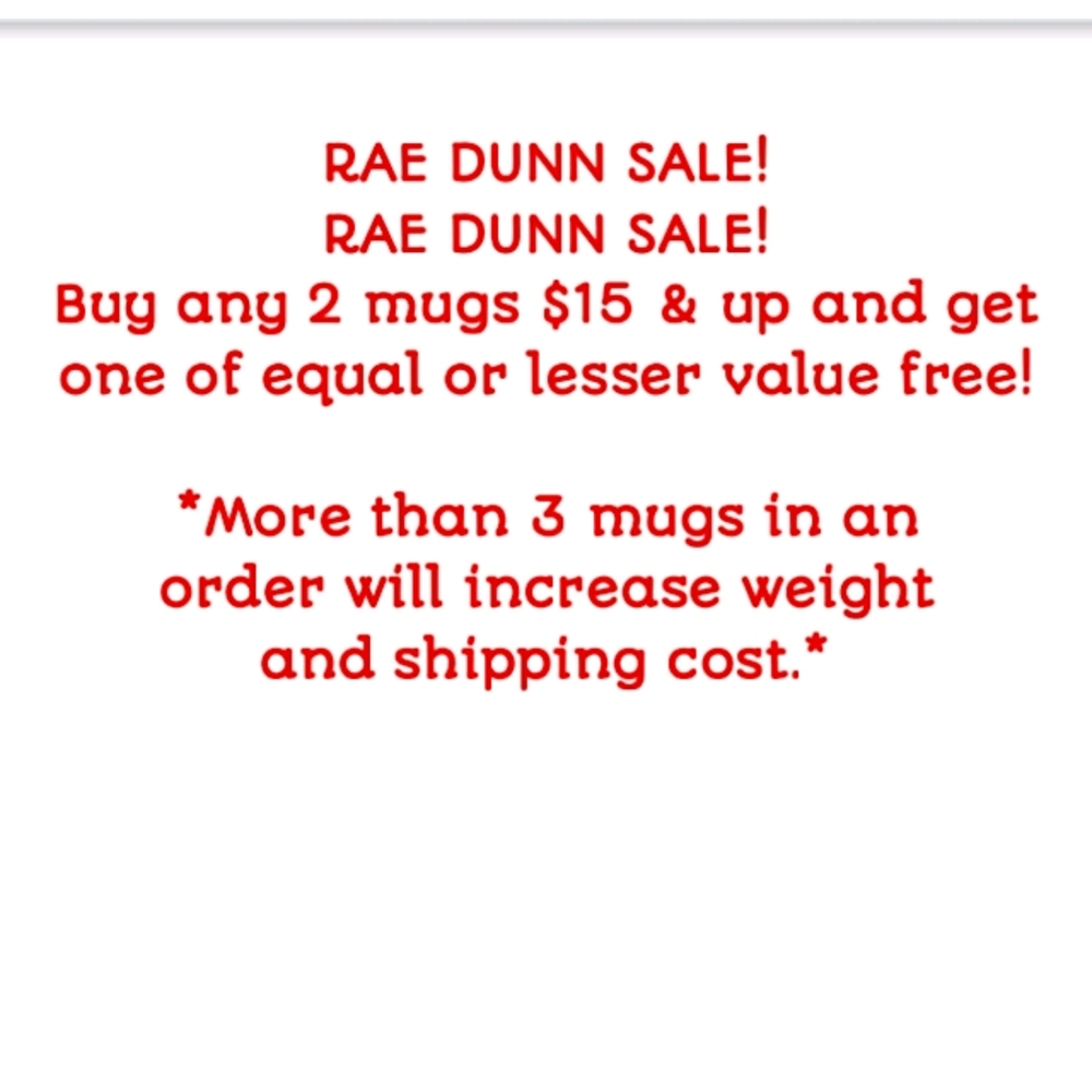 Rae Dunn mugs